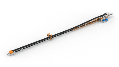 Конвейер ленточный шахтный